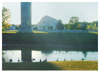 Woodcliff Management Office and scenic lake